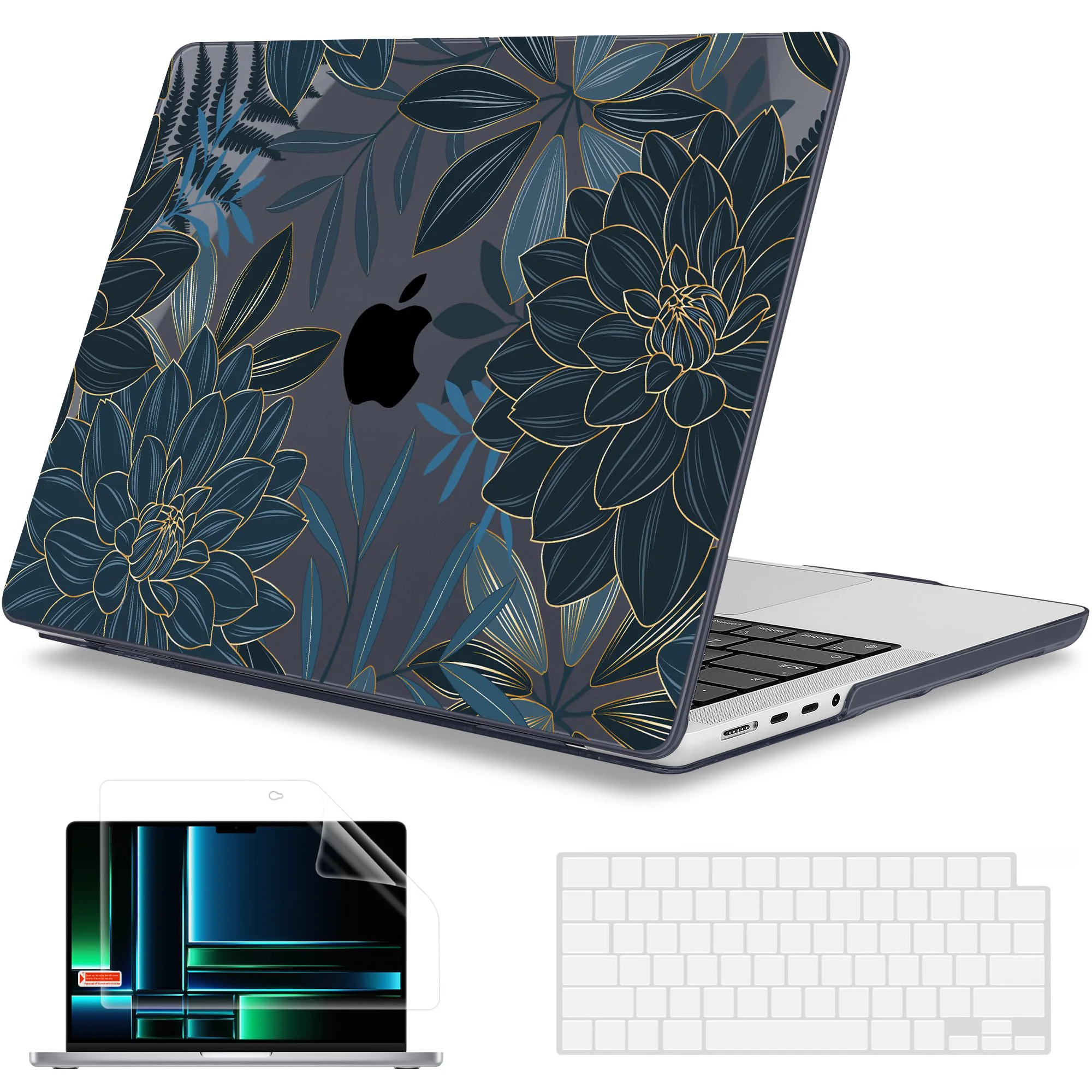 Etui na laptopa do Macbook Air 13 A2337 2020 A2338 M1 Chip Pro 13 2022 M2 Air 13.6 M2, etui na Macbook Pro 14 M4 2023 M3 Pro 16 — zdjęcie produktu 3