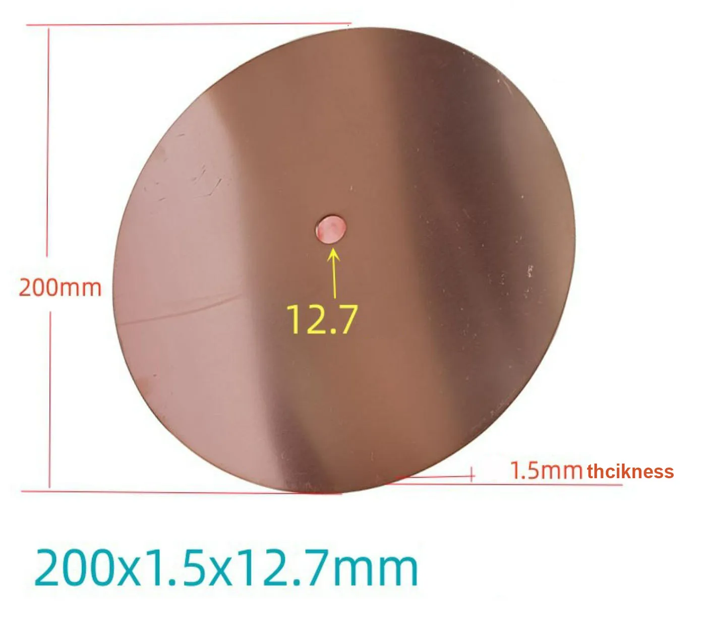 

150mm (6 Inch) Copper Laps for gems polishing and stone final polish, and 200mm (8 Inch) ones as well.