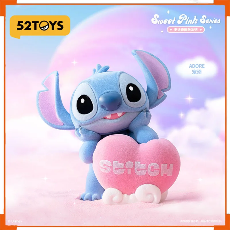 

52toys Stitch Warm Pink Series Blind Box Stitch Handmade Ornament Trendy Toy Boys And Girls Festival Gift Ornament