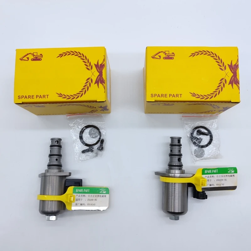 Pompa hidrolik ekskavator ZAX210-5G asli kelompok katup solenoid 9312792