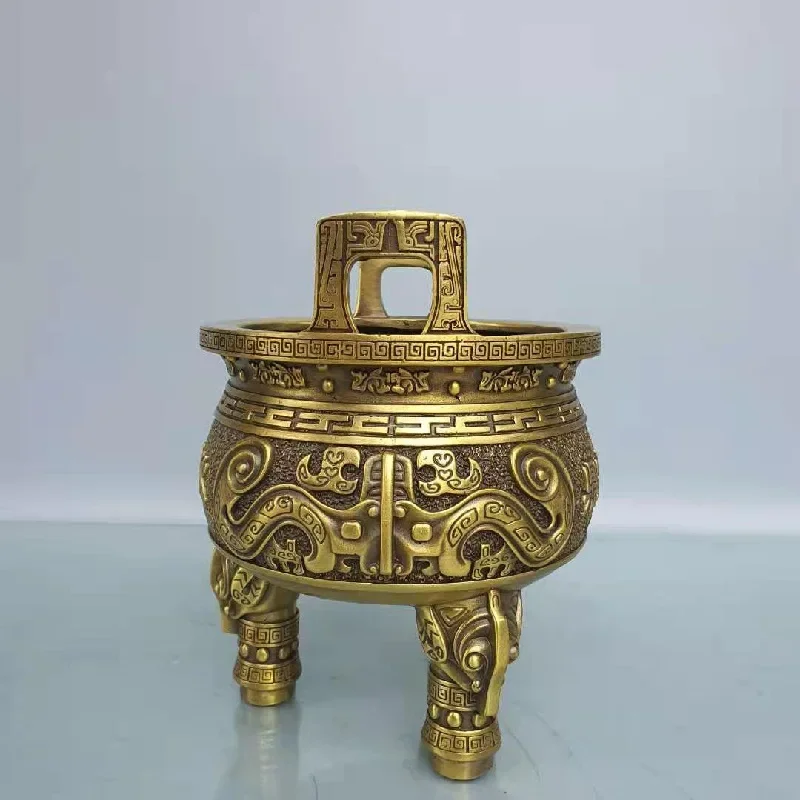 Brass Tripod Decora…