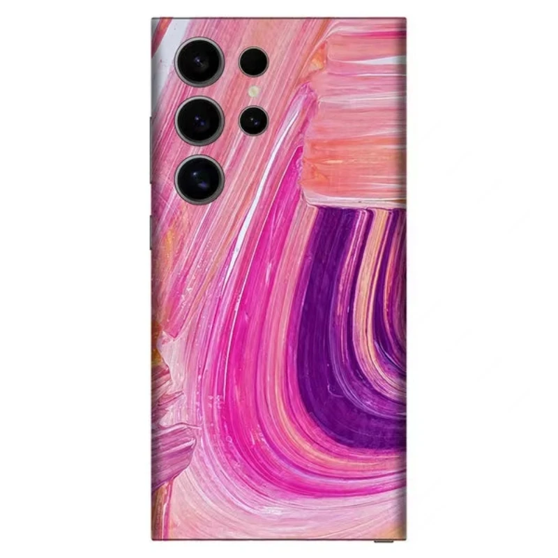 3M pele colorida para Samsung Galaxy, protetor de tela traseira, envoltório com adesivo de pele lateral, macio, S24, S23, S22, S21, Note20, 10