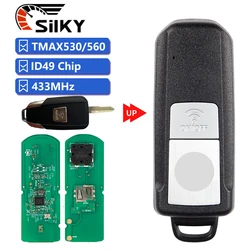 SilKY chave de controle remoto para yamaha tmax530, tmax560, t-max 530/560 2016-2021, 315mhz, 433mhz, id49