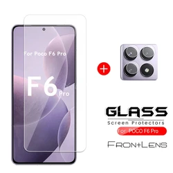 For Xiaomi Poco F6 Pro Glass Poco F6 Pro Tempered Glass Phone Screen Protector Flim 9D Camera Flim Poco F6 Pro Glass Tempered