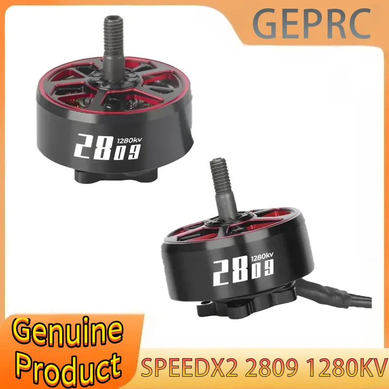 

GEPRC SPEEDX2 2809 1280KV Motor 6S LIPO for FPV Freestyle 7inch 8inch Long Range Cinelifter Drones DIY Parts