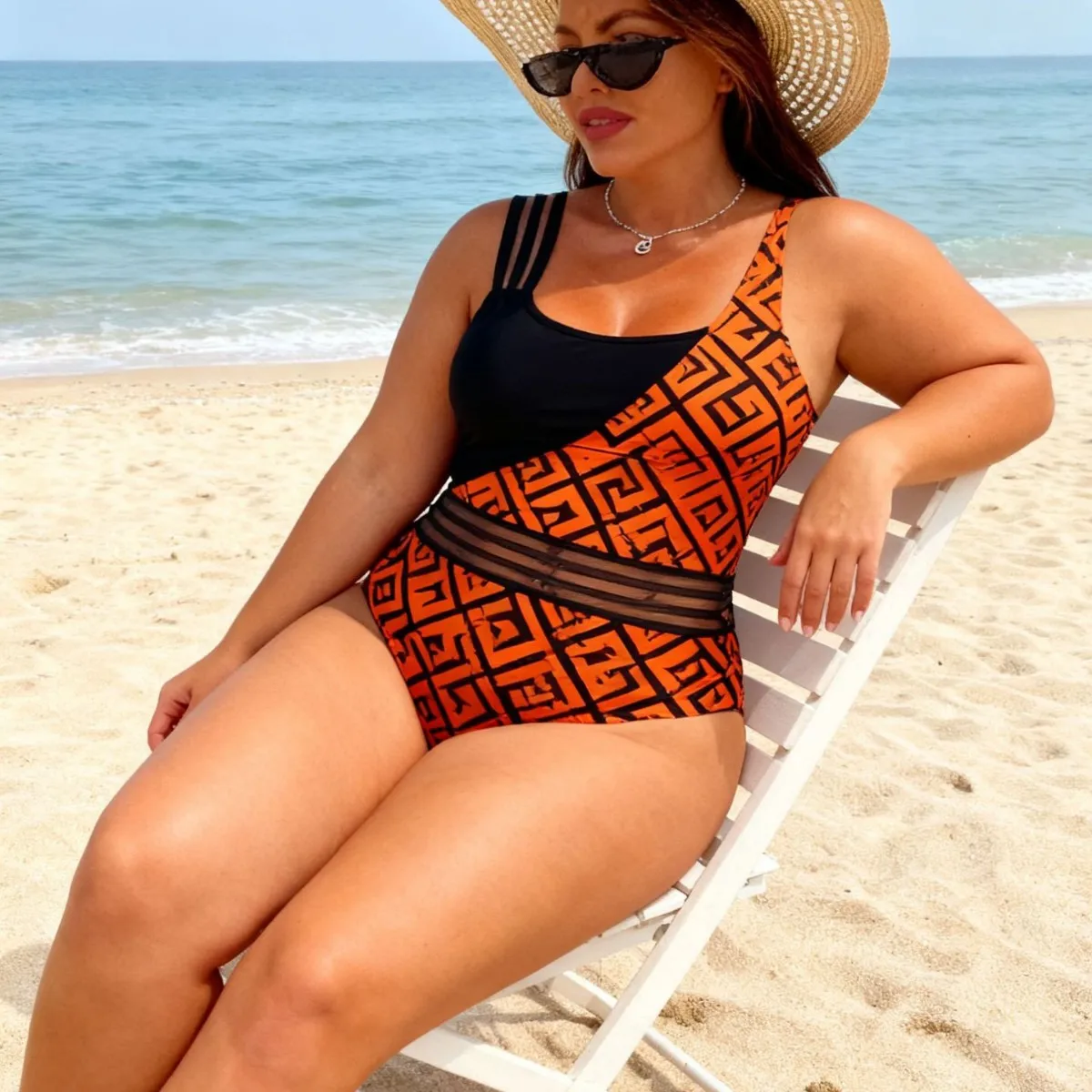L-4XL Plus Size High Waist Bikini Women's Push Up Big Large Size Swimsuit 2026 Summer Mujer Tummy Control Swimwear Bikini Sets image 3