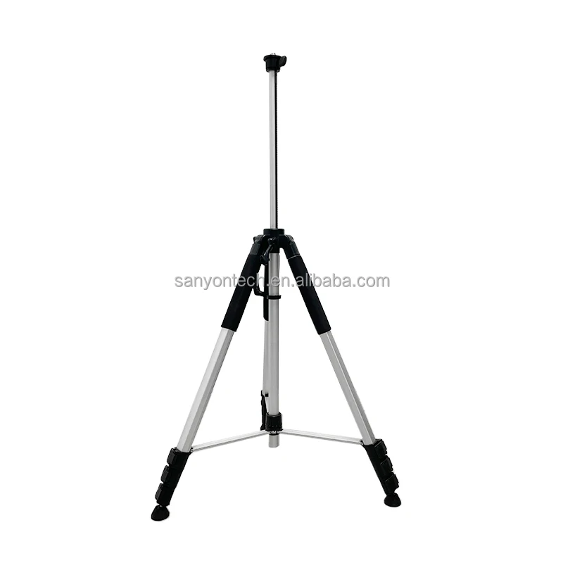 Hot Sale 2.4 Meter Aluminum Surveying Tripod Laser Level Adjustable with Quick Clamp and Strap Light Duty Tripod Stand CET-24