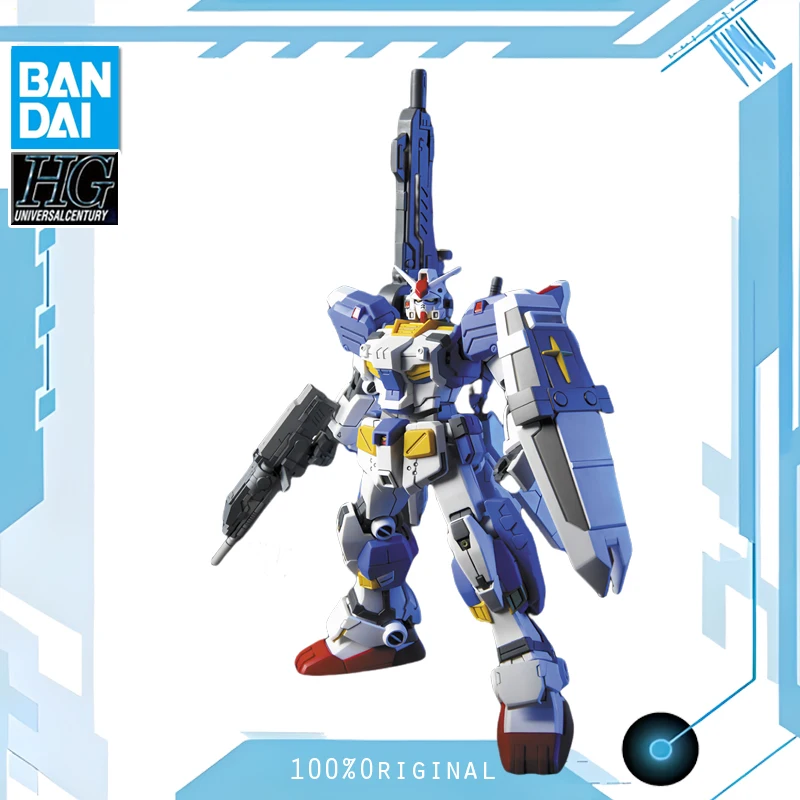 BANDAI Anime HG 1/144 FA-78-3 FULLARMOR GUNDAM 7TH Gundam Model Kit Jakość robota Montaż Plastikowe zabawki akcji Figurki Prezent