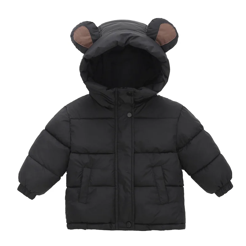 

Baby Children Coats Winter Thick Jackets For Boys Warm Plush Thicken Outerwear For Girls Fur Hooded Jacket Kids Clothes Snowsuit