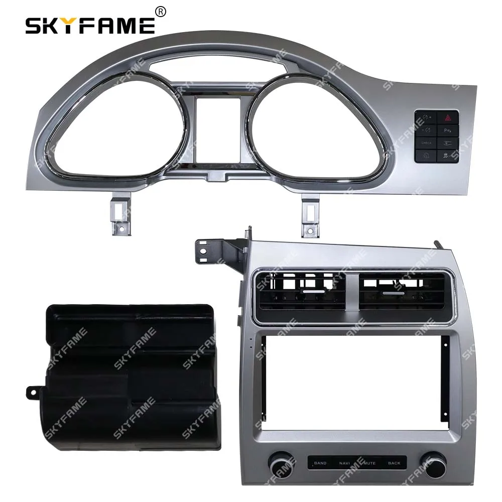 SKYFAME إطار السيارة فآسيا محول Canbus Box لأودي Q7 أندرويد راديو داش تركيب لوحة عدة #4
