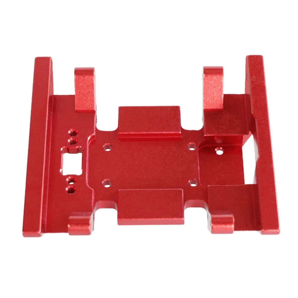 Aluminum Alloy Upgrade Gearbox Bottom Plate Red Rear Plate for MN86 MN128 G500 RC Car Spare Parts