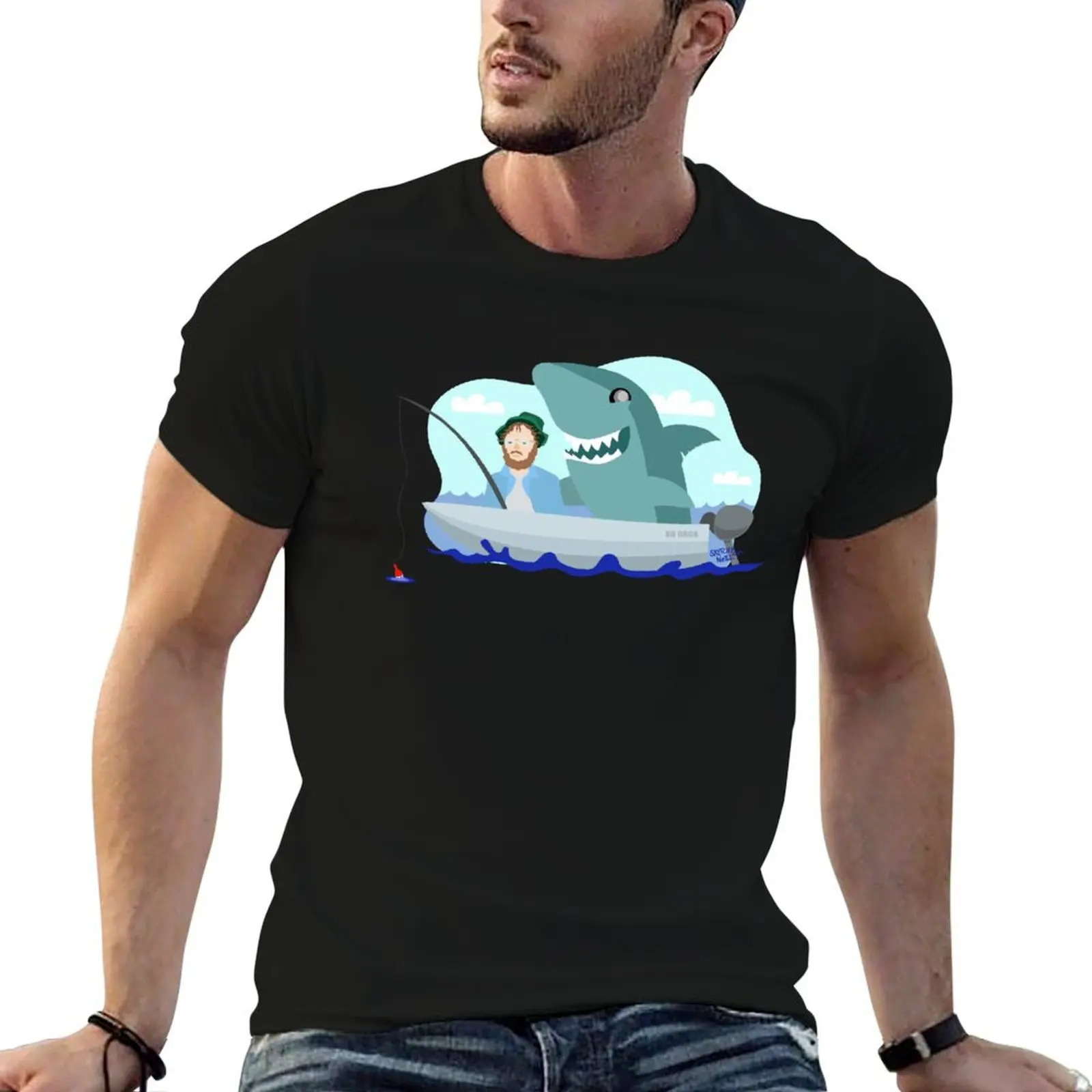 

Jaws of Hooper T-Shirt cotton t shirt pack essential t shirt T-Shirt