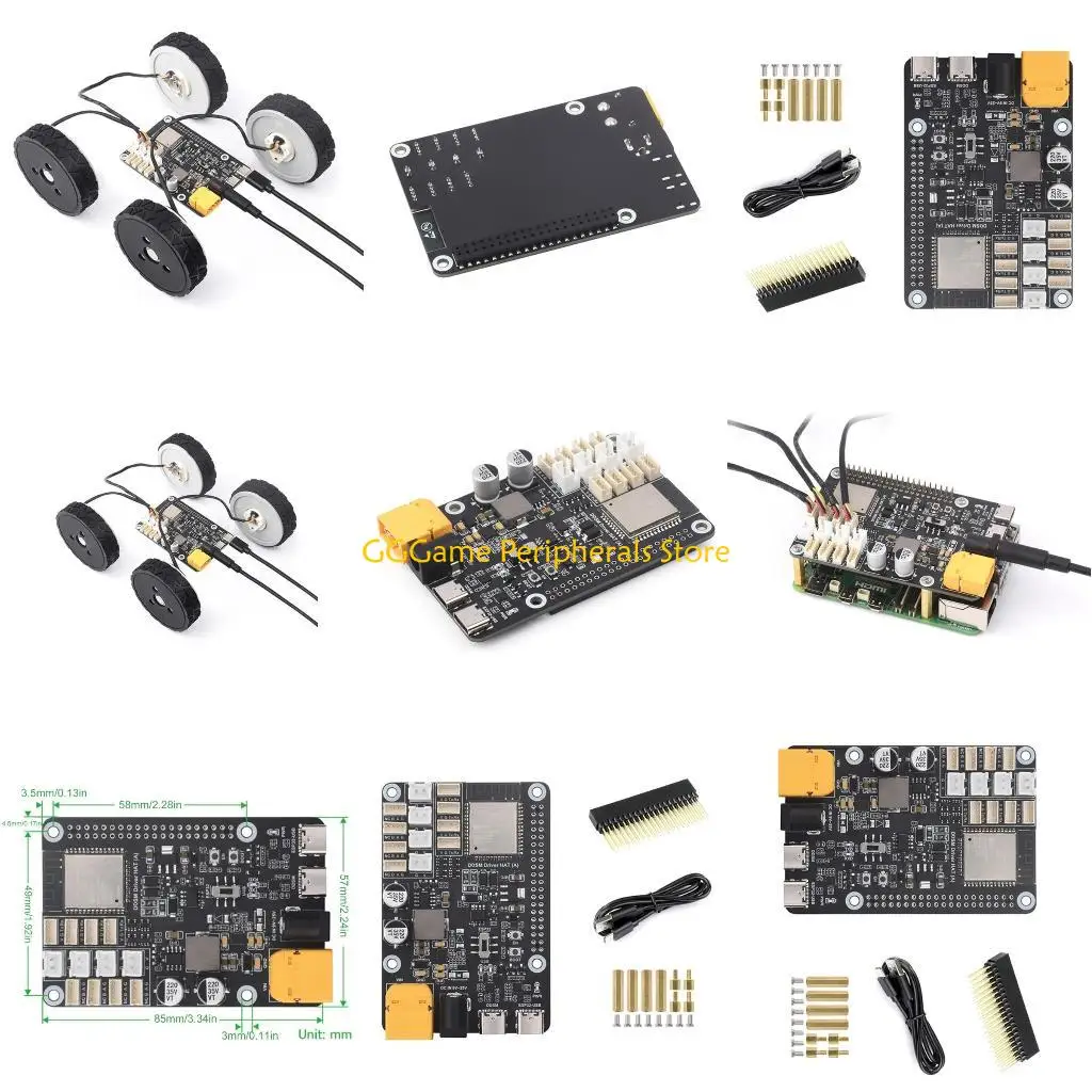 

U55B Advanced DDSM Driver Motor Control Board For DDSM115/210 Motors Controller 4Channel Interfaces