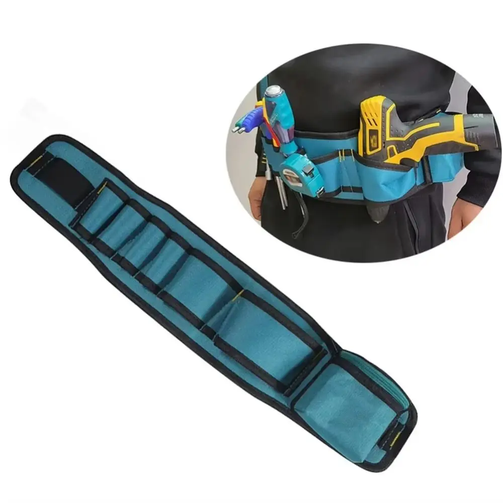 

Multi-pockets Waist Tool Bag Waterproof Adjustable Electricians Tool Pouch Oxford Cloth Wear Resistant Storage Bag Carpenter
