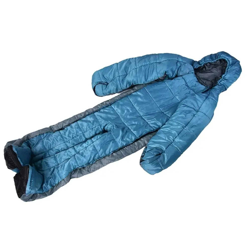 

Enterprises Adult Wearable Sleeping Bag Suit For Camping, Standing 3 Season Full Body Sleeping Wear For Travel Outdoor