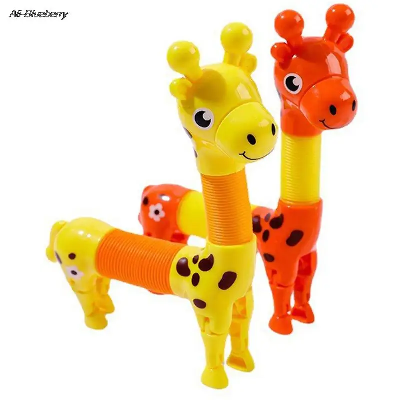 

3 случайных игрушки для снятия стресса с героями мультфильмов, инструменты для когнитивной тренировки, телескопическая растягивающаяся сенсорная игрушка для детей, развивающие игры