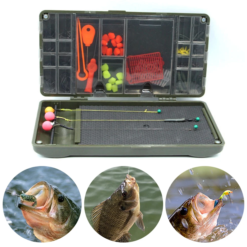 Magnetic Carp Fishing Rig Storage Case Fishing Tackle Accessories Boxes Fly Fishing Tackle Storage Box Swivels Hook Bait Storage