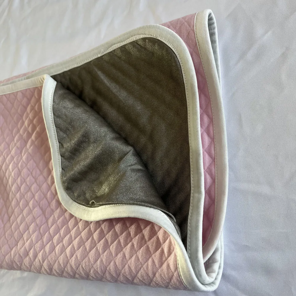 

Popular Style 100% Silver Fiber Lined Custom Logo Emf Shielding Anti Radiation Baby Blanket