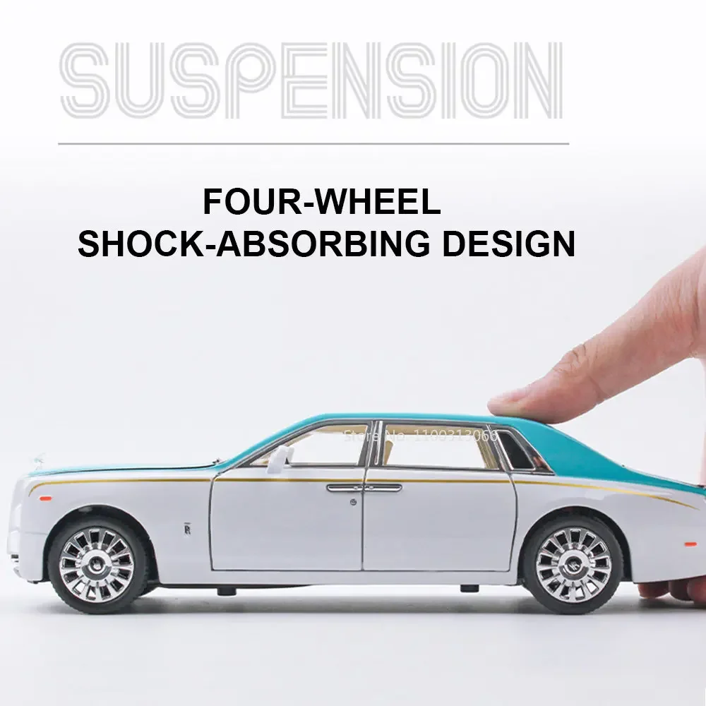 1:24 Rolls Royce Phantom Dawn modèles miniatures voitures alliage moulé sous pression jouets véhicules modèle retirer voiture jouets garçons Festival cadeaux