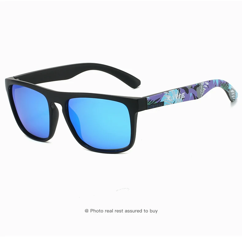 KAROS Polarisierte Sonnenbrille für Herren/Damen, Camo-Rahmen, UV400-Schutz zum Fahren, Angeln, Radfahren – Detail 22