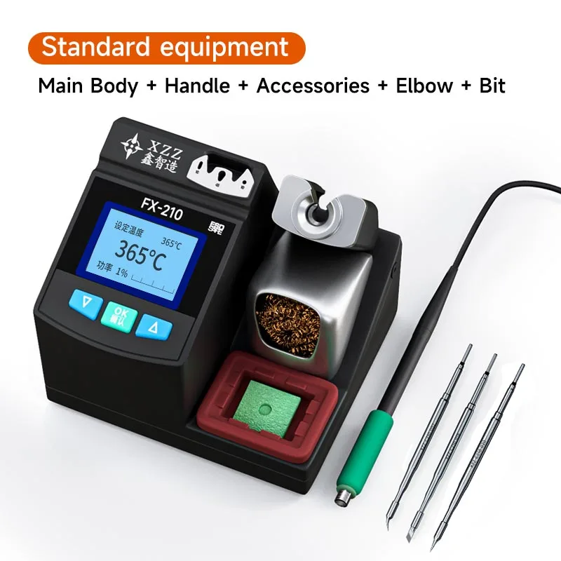 Xinzhizao XZZ FX-210 lead - free Soldering Station Electronic Soldering Iron With C210 Tips For PCB Phone Welding Repair Tool