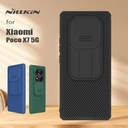 Nillkin for Xiaomi Poco X7 5G Case CamShield Camera Protection Slide Privacy Lens Matte Shockproof Back Cover