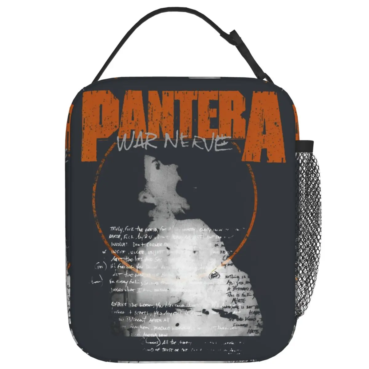 

Pantera Официальная сумка для обеда War Nerve, модная коробка для обеда для работы с ребенком, портативная сумка-холодильник, термосумка-тоут с графическим рисунком