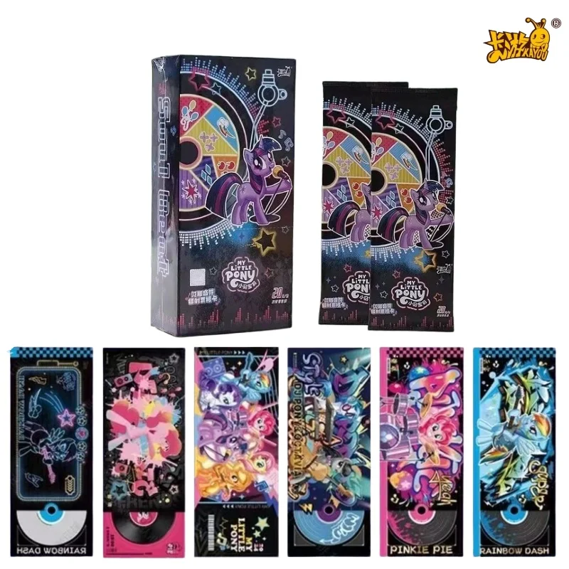 

KAYOU Official My Little Pony Soul Beat Laser Ticket Twilight Sparkle Holographic Collection Card Blind Pack for Fans