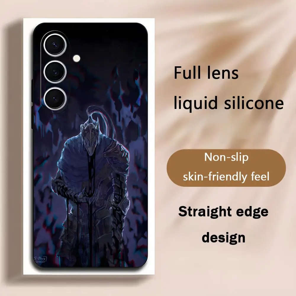Cool D-DARK SOULS Game  Phone Case For Samsung Galaxy S26 S25 S24 S23 S22 S21 Plus Ultra Fold A Soft Black