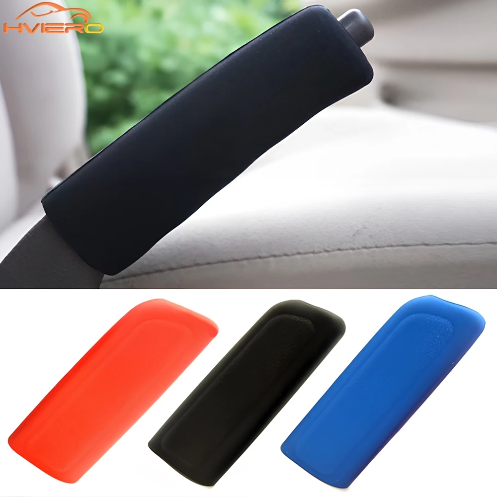 Auto Universal Handbremse Abdeckungen Weiche Auto Manuelle Silikon Shift Handschuh Getriebe Kopf Knopf Abdeckung Handbremse Hülse Fall Haut Schutz