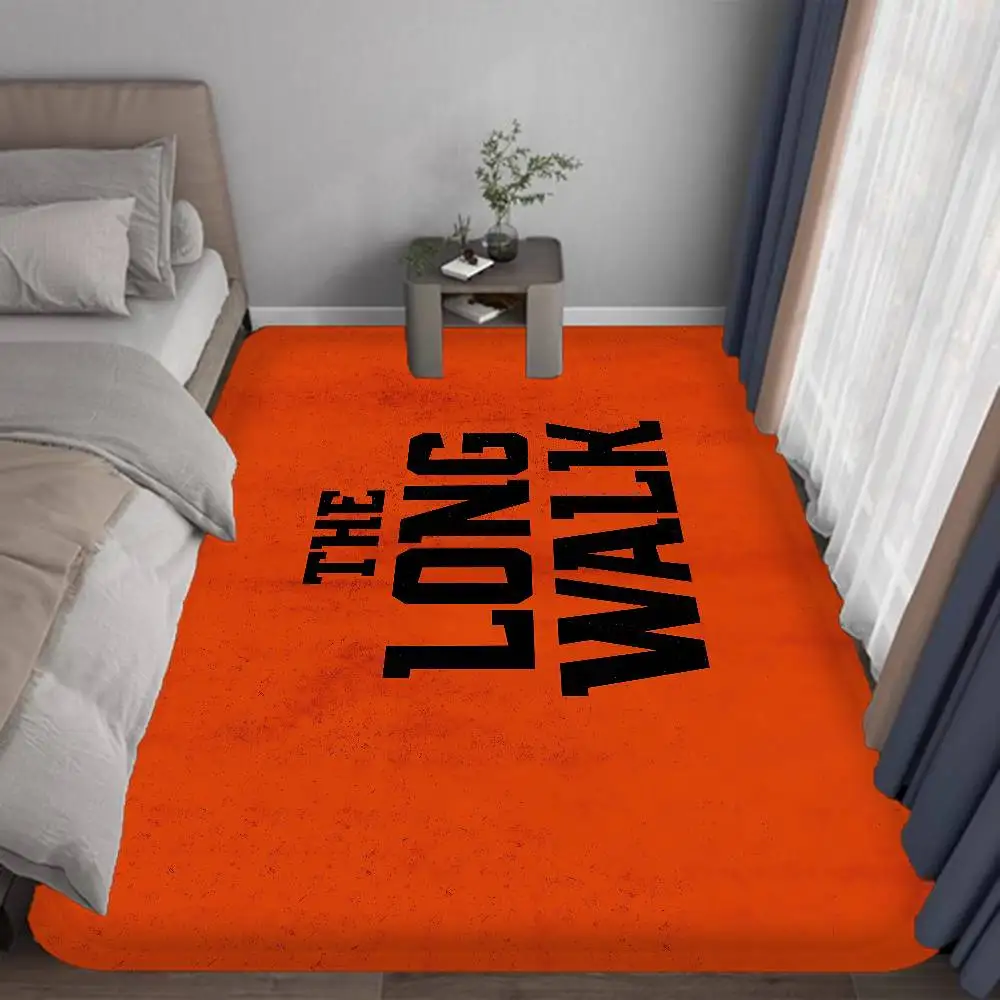 Movies T-The Long Walk Floor Mat Rectangle Anti-slip Home Soft Badmat Front Door Indoor Outdoor Mat Hotel Decor Mat