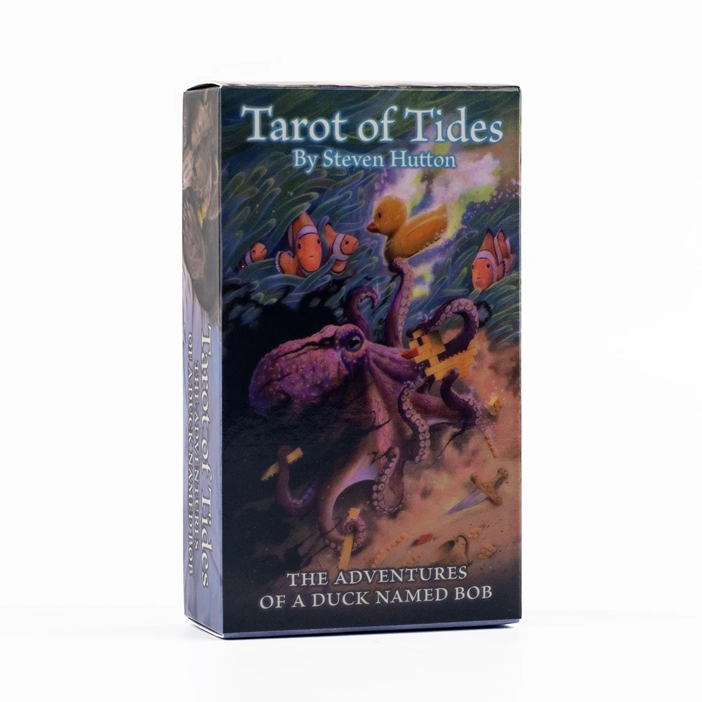 Tarot of Tides: The Adventures of A Duck Named Bob ― Double-embossed Cardstock Unique 78PCS Tarot Deck Board Game Cards