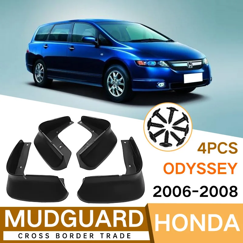 For Honda Odyssey 2006-2008 fender tiles front and rear auto accessories mud flaps runner accessories fender flares