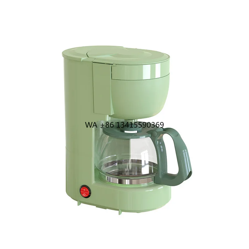 

Modern Electric Home Coffee Machine Automatic American Drip Brewing Kettle Freshly Ground for Hotel or Use