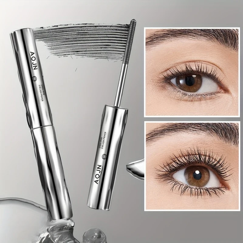 스틸 파이프 스파이럴 소재 마스카라, 1개/2개/3개/5개 마스카라 베이스, 특수 스파이럴 브러시 헤드, 24시간 지속 속눈썹 프라이머 메이크업