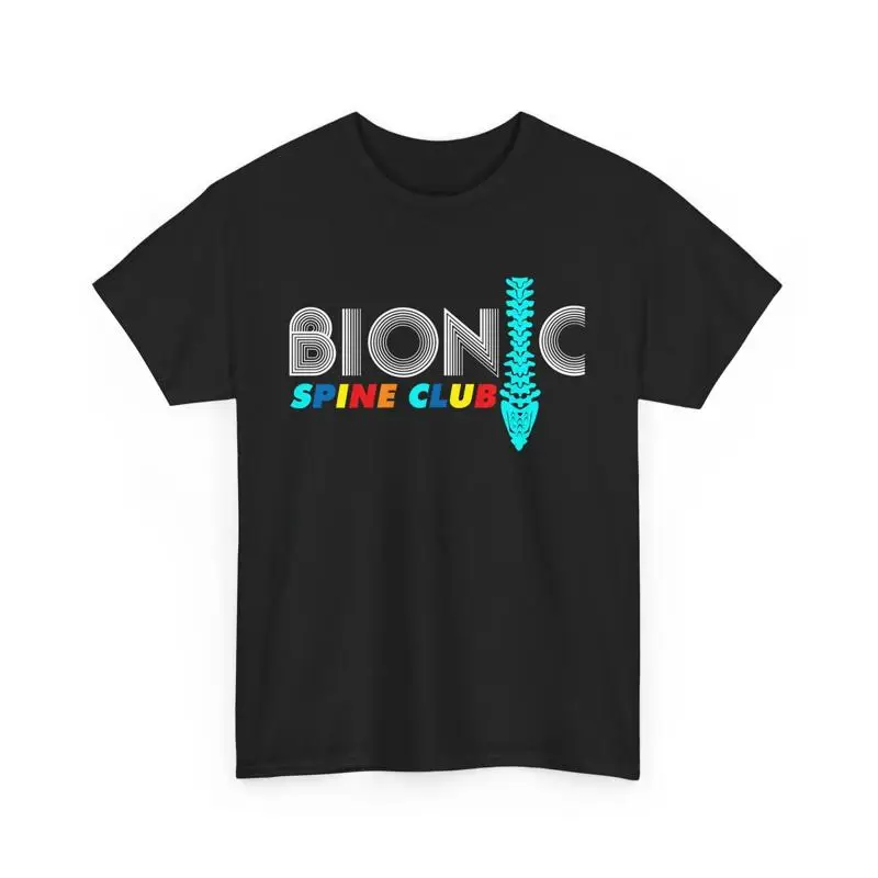

Funny Spine Club T Shirt Colorful Medical Chiropractor