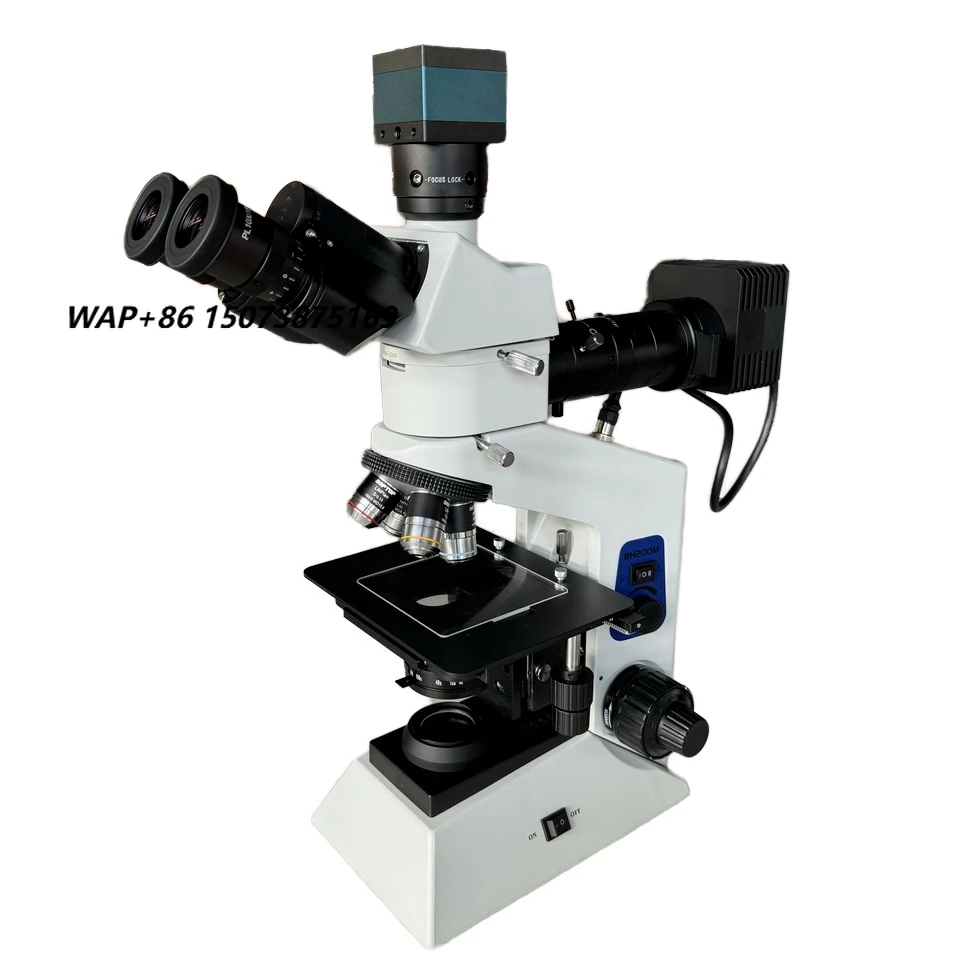 Biological Microscope with LED Light Source Digital and Optical Usage Monocular and Binocular Drawtube Stereo Monocular Type