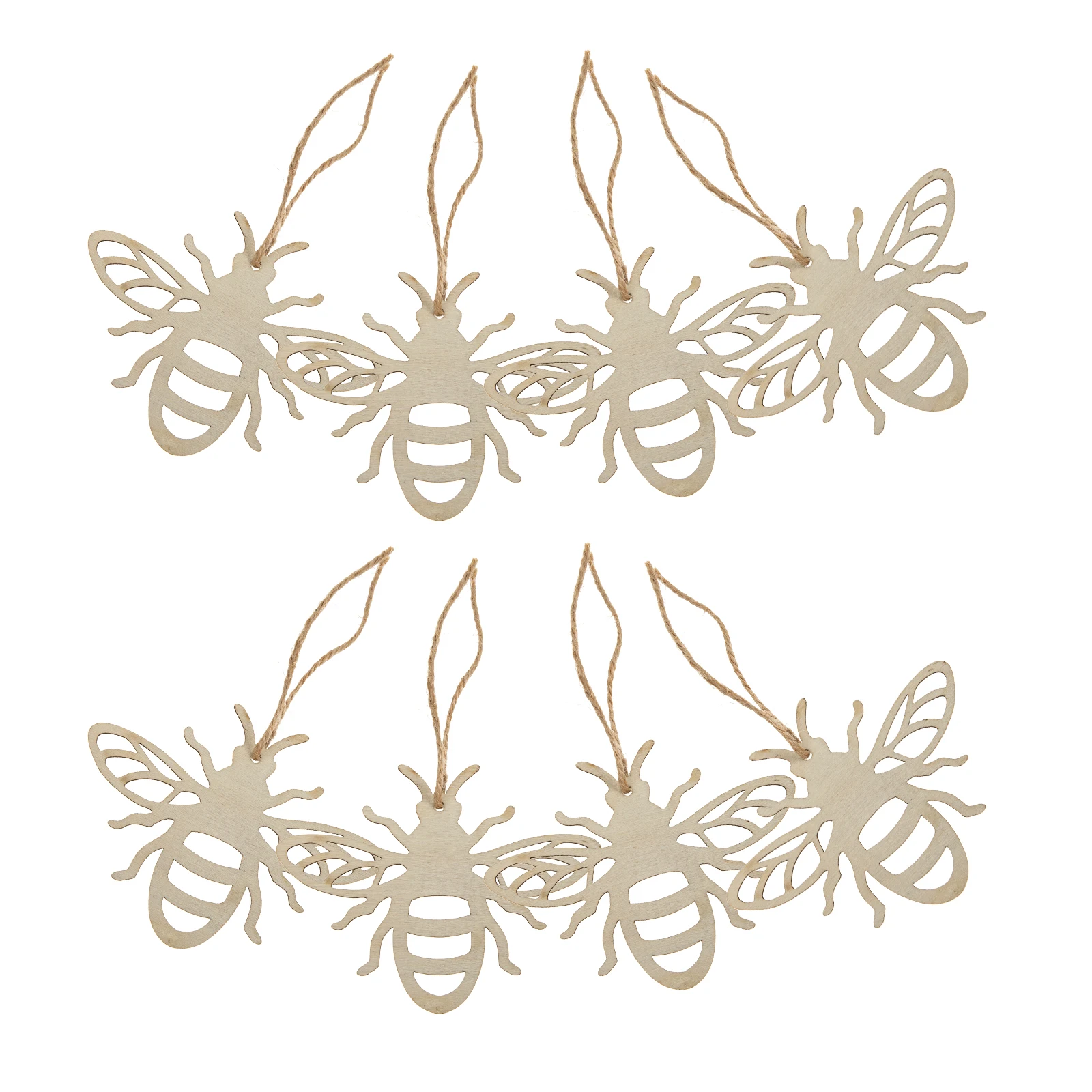 

30 Pcs Decor Unfinished Slice DIY Wood Slice Art Craft Wood Bee Decor Craft Supplies Home Decorations Party Gifts