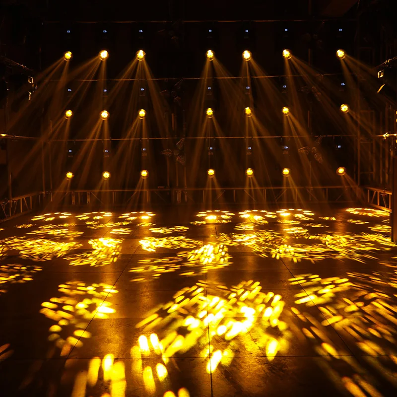 Cabeça móvel com feixe ultra-afiado de 380 W – Sky Light DMX, IP33 para palco e eventos internos