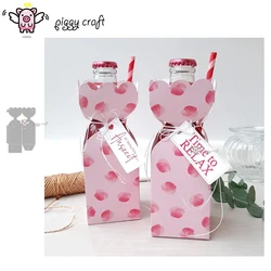 Piggy Craft metal cutting dies cut die mold New 3D Flower Box Scrapbook paper craft knife mould blade punch stencils dies