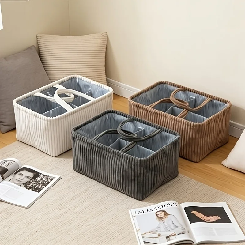 

Large Capacity Mommy Diaper Multifunctional Portable Handheld Basket Organize Baby Clothes Mother Daily Shopping Outdoor Travel
