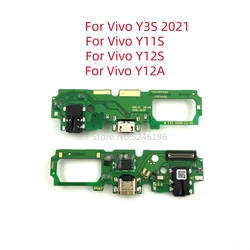 1pcs USB Charging Port Charger Base Connector For Vivo Y11S For Vivo Y12S For Vivo Y12A For Vivo Y3S 2021 Replace Part