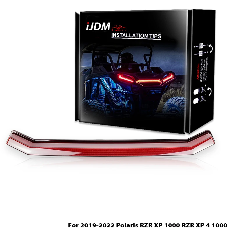 RZR XP Red Tail Brake Light Rear Center Accent Lamp Taillight dla Polaris RZR XP 1000 Turbo Sportsman 1000 XP 2019 2020 2021