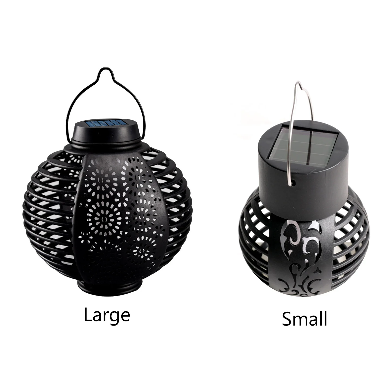 Garden Decoration Lamp IP65 Waterproof Garden Landscape Light Hollowed-Out Solar Pendant Light Last Up To 6H for Pathway Balcony