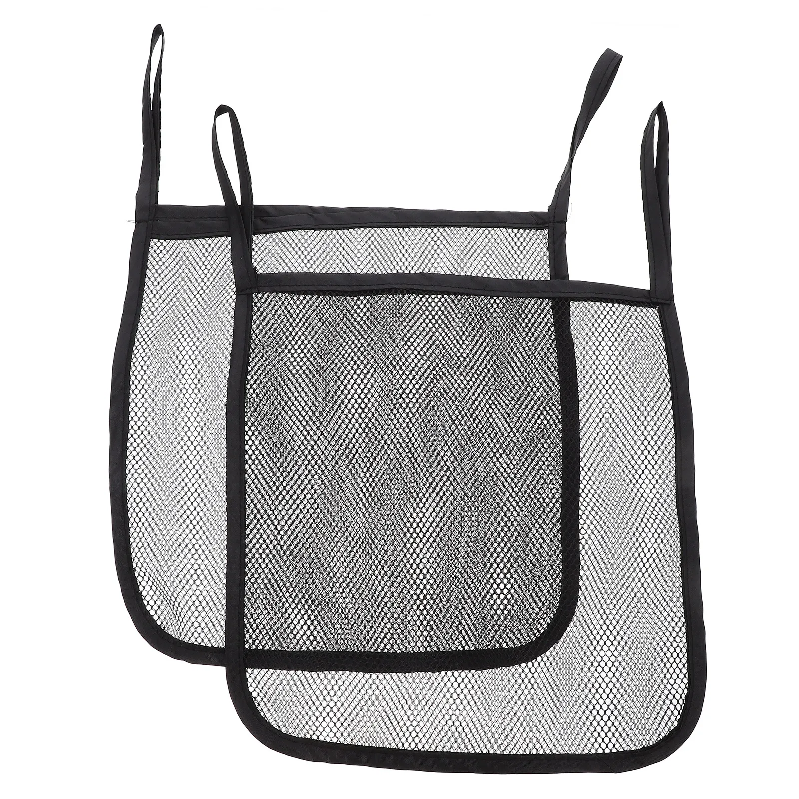 

2Pcs Stroller Storage Net Bag Heavy-Duty Mesh Hanging Organizer for Baby Stroller Side Mount Easy Access Diaper Pacifier Rattle