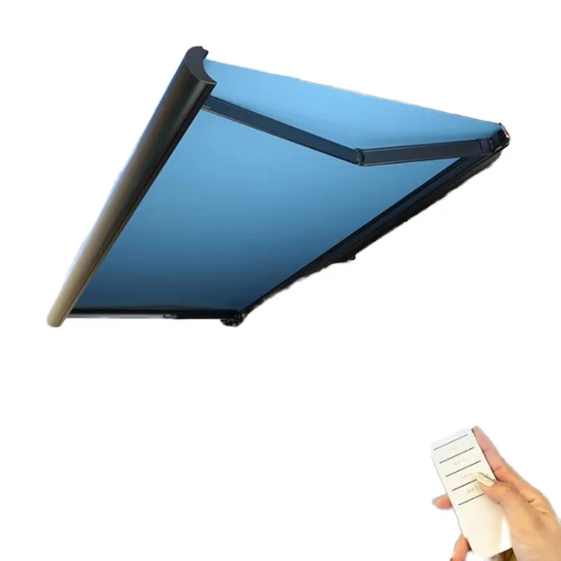 

Wholesale Price Luxury Retractable Full Cassette Awning Folding Electric Aluminum Frame Wall Mounted for Outdoor Rain Canopy