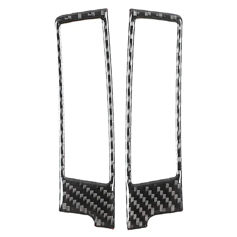 لسيارات BMW X1 U11 2023-2024 لينة من ألياف الكربون سيارة A-عمود منفذ الهواء ملصق اكسسوارات السيارات الداخلية #3