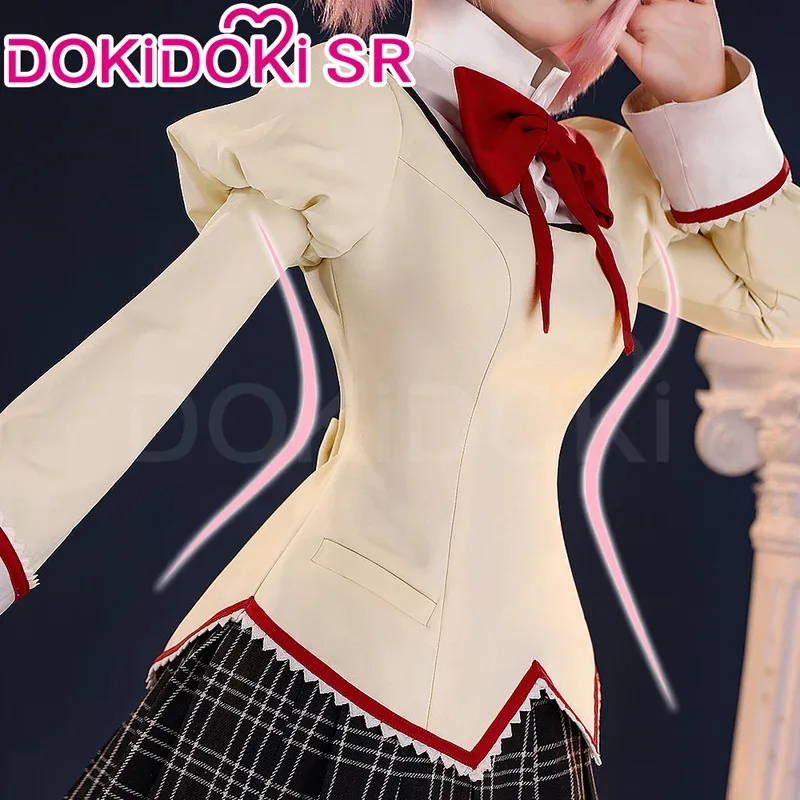LQIN 在庫 Kanamee Madokaa/Akemii/Mikii Sayakaa/Tomoee Mamii/Sakuraa Kyokoo コスプレアニメ DokiDoki-SR 女性かわいい衣装制服