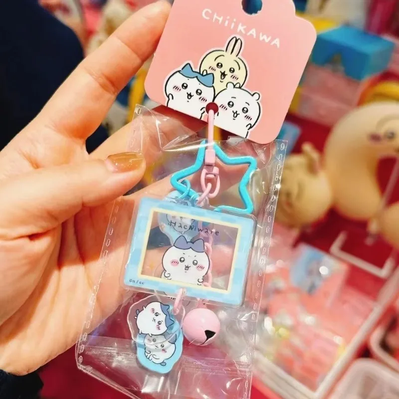 MINISO Chiikawa Usagi Hachiware لطيف المفاتيح مفتاح حقيبة مدرسية قلادة فتاة هدية قلادة أنيمي جميل Ins Kawaii اكسسوارات لطيفة #5