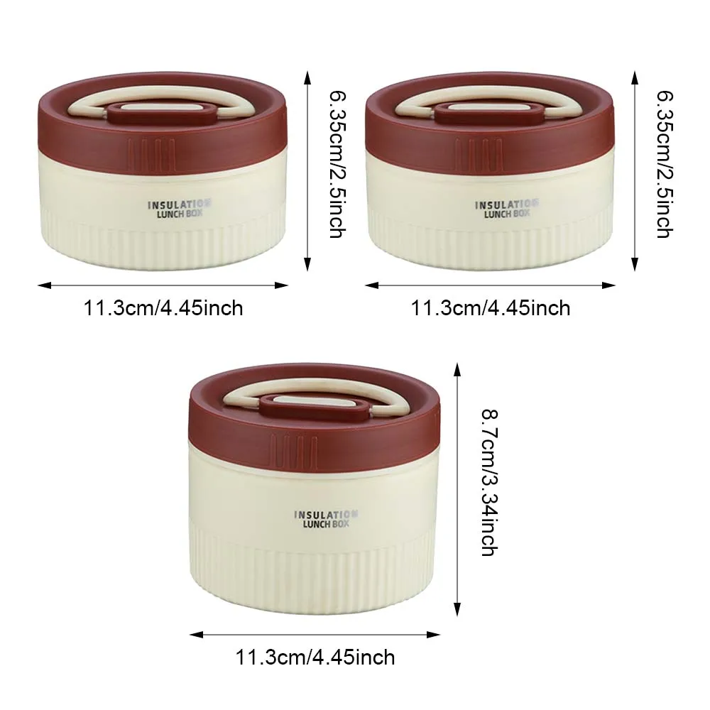 Portable Insulated Lunch Box, 304 Stainless Steel Inner, Leak-proof Sealed Soup Can, Bento Box With Portable Bag